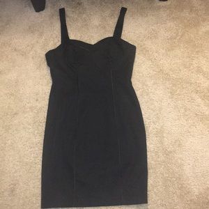 black bebe dress